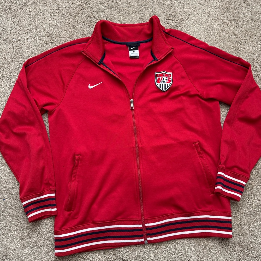 #170 Team USA Soccer VINTAGE World Cup Nike Warm up Jacket
